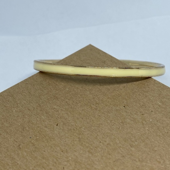 bracelet bangle Enamel bangle gold tone simple classic - Picture 3 of 7